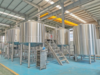 Machine à brasser la bière en acier inoxydable 304 certifiée CE ISO Cassman, système de brasserie, cuve sous pression, moteur PLC, personnalisable