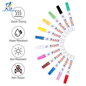 丙烯酸涂料标记12/24颜色设置永久绘图笔 - Product Image 2