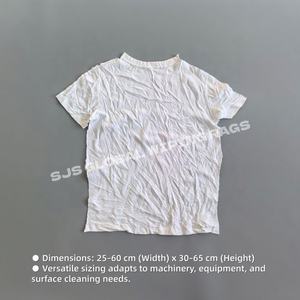 Paños de Limpieza Industriales, Trapos de Algodón Marino, Trapos Blancos de Camiseta, 100% Algodón, Residuos de Algodón para Uso Marino - Product Image 3