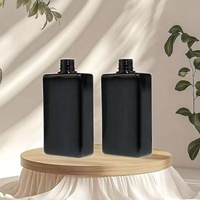 Vente en gros Bouteille de pompe à émulsion plastique cosmétique vide rectangulaire pet 250ml Bouteille de shampoing