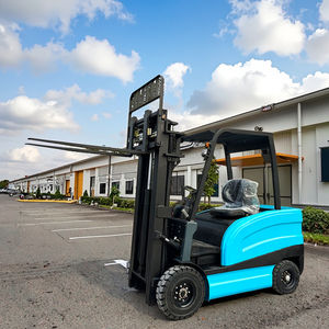 Servicio ODM de WOERKAI, Montacargas Eléctrico de <span class=keywords><strong>4</strong></span> Ruedas, 3t 2.5t CPD25, 3-9m, Batería de Iones de Litio, Neumáticos Grandes, Luz LED, 12 Meses de Garantía - Product Image 1