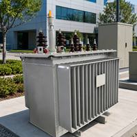 Transformateur immergé dans l'huile S22 haute efficacité S20 11 kV 2500 kVA pour utilisation en ferme solaire, fabriqué par un fabricant fiable, avec garantie de 24 mois