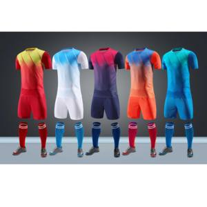 Commercio all'ingrosso veloce asciutto traspirante di alta qualità in poliestere 100% squadra personalizza maglia da calcio uniforme da calcio uniforme - Product Image 6