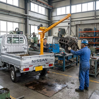 Mini-grue cantilever robuste et légère avec garantie d'un an pour l'utilisation sur la benne de camionnettes légères