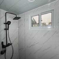 Maison préfabriquée moderne pliable et mobile de 20/40 pieds, 2 à 5 chambres, en vente, bureau extensible, cuisine, conteneur habitable