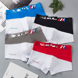 Ropa Interior Masculina de Marca Boxer, Calzoncillos de Algodón para Hombre, Calzoncillos de Algodón Puro para Hombre, Calzoncillos Cortos de Algodón Sin Costuras de Cintura Media - Product Image 3