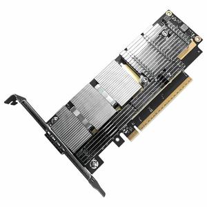 อะแดปเตอร์เครือข่าย ConnectX-7 VPI พอร์ตเดียว 400GbE NDR OSFP PCIe Gen5 x16 RDMA สำหรับเซิร์ฟเวอร์ศูนย์ข้อมูล HPC AI รุ่น MCX75310AAS-NEAT - Product Image 2