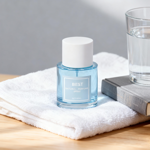 ขวดน้ำหอมทรงกระบอกขนาด 30 มล. พร้อมหัวฉีดแบบปั๊ม พิมพ์โลโก้ตามสั่ง กล่องของขวัญแก้วฝ้าสำหรับบรรจุภัณฑ์น้ำหอม - Product Image 2