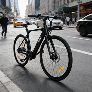 Vélo électrique 350W avec frein à disque hydraulique intégré, cadre en alliage d'aluminium, transmission par <span class=keywords><strong>courroie</strong></span>, vélo de ville, vélo électrique 48V - Product Image 5