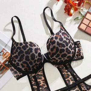 Costume per Giochi di Ruolo Sexy, Body in Tessuto Dobby Poliestere con Stampa Leopardata, Polsini, Abiti Sexy da Donna per Notti Intime - Product Image 3