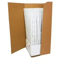 Rouleau de papier conique adhésif arabe extra large, non blanchi, biologique, personnalisé avec filtre M, à combustion lente