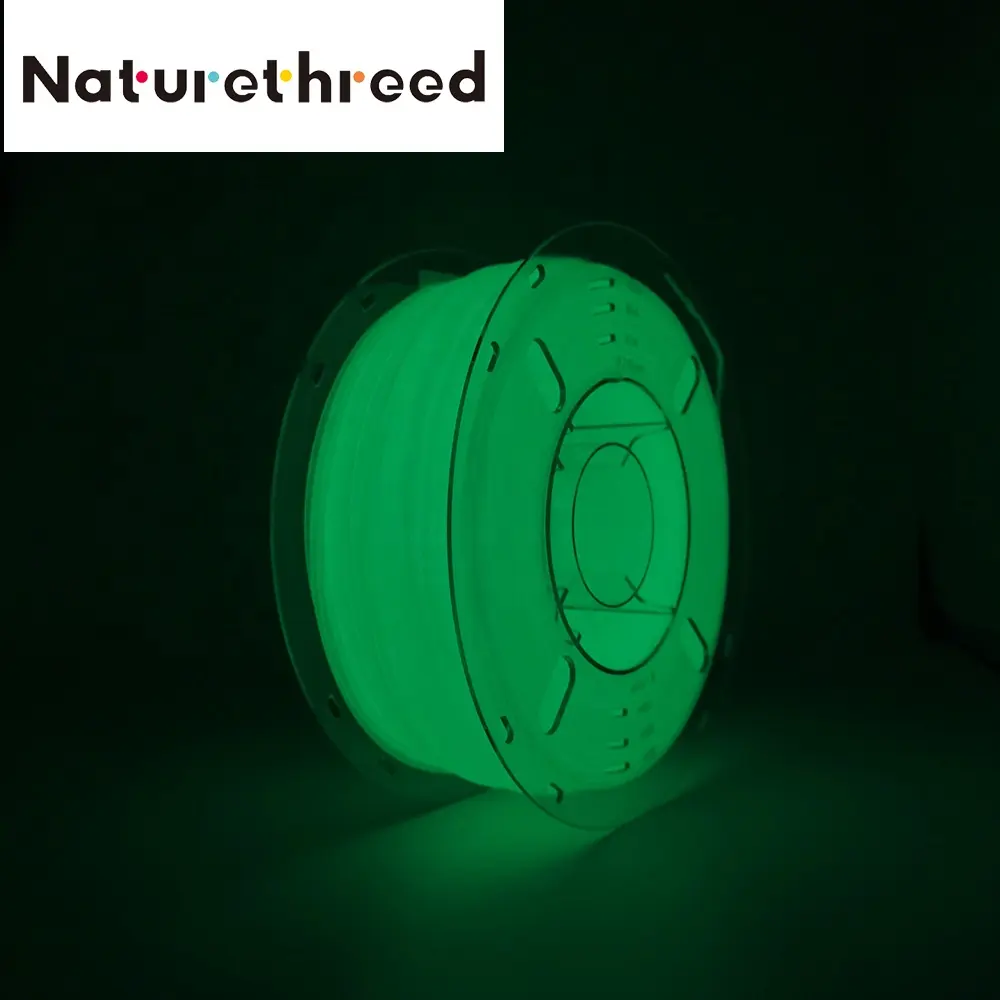 Nature3D 3D Printer PLA Filament Glow In Dark Luminous GREEN PLA Filament Factory Price