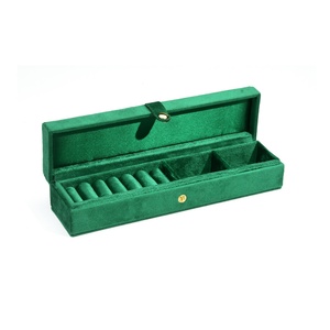 Luxury Velvet Jewelry <b>Box</b> High Quality Handmade Jewelry Display <b>Box</b> with Buckle Closure for Women <b>Gift</b> - Product Image 6