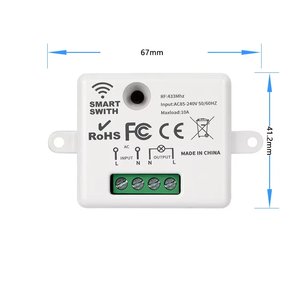 รีเลย์รีโมทคอนโทรล AG-C130 แบบ 1 ช่องสัญญาณ รองรับไฟฟ้า AC 85~240V ความถี่ 433mhz แบบเรียนรู้รหัสคงที่ สำหรับผลิตภัณฑ์รักษาความปลอดภัยและบ้านอัจฉริยะ - Product Image 5