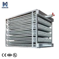 Section de serpentin d'échange thermique pour réfrigération industrielle avec cadre en acier galvanisé pour remplacement de condenseur évaporatif