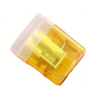 Taille-crayons en PVC à deux trous avec gomme stationnaire pour enfants taille-crayons à lame argentée pour adultes taille-crayons fantaisie - Product Image 1