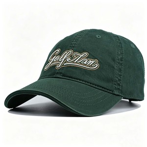 100% Cotton Baseball Cap Custom Large Head Size Deep Soft <b>Top</b> Wide Brim UV Protection Breathable - Product Image 3