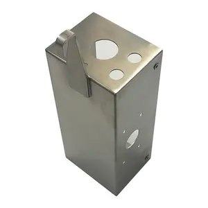 Kotak logam lembar Aluminium lentur kustom fabrikasi logam lembaran kustom