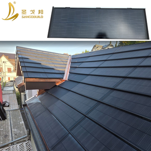 Tuiles solaires photovoltaïques à double vitrage SANGOBUILD TOPCON 2026, plates, 90W, haute qualité, <span class=keywords><strong>panneaux</strong></span> BIPV, solutions de construction - Product Image 6
