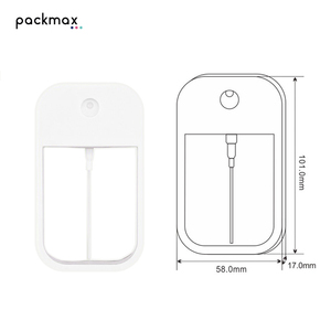 Wholesale Eco-friendly 30ml/<b>50ml</b>/100ml Pocket Portable Square Card Shape PP Plastic Spray <b>Bottle</b> for Cosmetic Use - Product Image 6