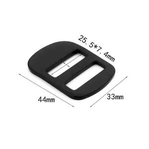 25毫米Tri滑带扣铝合金滑块扣，用于背包调节器肩带扣