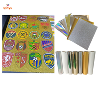 Film de transfert thermique UV DTF stéréoscopique 3D en TPU blanc Qinyu, en promotion, pour étiquettes personnalisées de vêtements et textiles