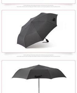 Parapluie Squelette Rouge 8 Baleines Entièrement Automatique, Protection Solaire Intégrale en Fibre, Pliable, Cadeau Publicitaire Personnalisable – Approvisionnement Direct Usine - Product Image 5