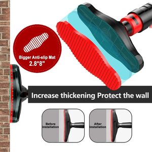 <span class=keywords><strong>Porta</strong></span> montata a muro barra Pull Up mento up stazione di immersione Fitness barra orizzontale maniglie impugnature palestra casa - Product Image 5