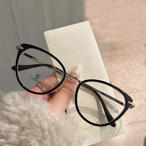 เฉียนไน แคทอายกรอบแว่นตาแบบเต็มกรอบป้องกันแสงสีฟ้าผู้หญิงรูปร่างไม่สม่ำเสมอ JS7-1-24021 - Product Image 2