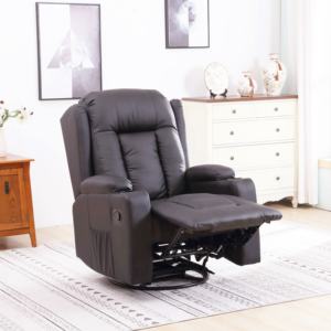 GEEKSOFA-silla reclinable giratoria para sala de estar, reclinable, reclinable, con masaje calentado - Product Image 3