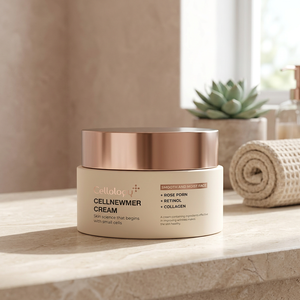 Crème Cellology Cellnewmer 50ml |   Crème anti-âge à la rose PDRN et au rétinol, éclaircissante, réparatrice de la barrière cutanée, soin anti-rides, K-Beauty pour le visage - Product Image 3
