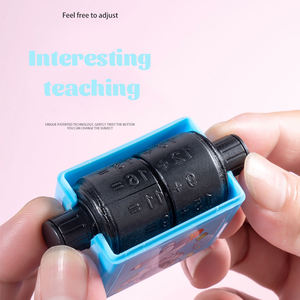 Sello Matemático Digital con Rodillo, Tutoría para Niños, Aprendizaje <span class=keywords><strong>de</strong></span> <span class=keywords><strong>Números</strong></span>, Sellos Rodantes para Maestros - Product Image 1