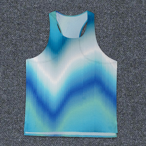 Canotta Personalizzata 100% Poliestere Senza Maniche, Stampa Sublimatica Integrale per Corsa e Maratona - Product Image 1