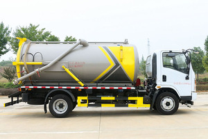 Camion-citerne à vide diesel Dongfeng 4x2 Euro 6, équipé d'une fonction de séparation des eaux usées, pour le transport des eaux usées de cuisine - Product Image 4
