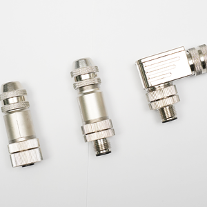 M12 промышленный IP67 Водонепроницаемый прямоугольный гнездовой разъем A-Coded Binder штекер A-Code Piercecon экранированный коннектор - Product Image 2