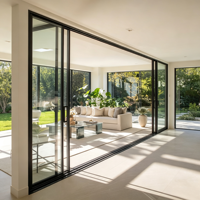 KOJOON Dernière génération de fenêtres coulissantes en aluminium à double vitrage, prix de gros, design de cadre de fenêtre en alliage d'aluminium