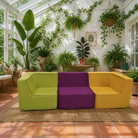Nouveau canapé modulaire en mousse de luxe haut de gamme, siège en mousse, canapé rembourré, canapé-lit, couleur unie personnalisée, module de salon