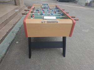 Table <span class=keywords><strong>de</strong></span> baby-foot <span class=keywords><strong>de</strong></span> style français en MDF avec revêtement PVC, <span class=keywords><strong>de</strong></span> haute <span class=keywords><strong>qualité</strong></span>, fournie directement par l'usine, pour la vente en gros, en promotion - Product Image 5