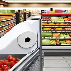 ม้วนกระดาษความร้อนชั้นเดียวสำหรับเครื่อง POS ยี่ห้อ Unifon ขนาด 80*80 มม. สีขาว ผลิตจากเยื่อไม้บริสุทธิ์ 100% - Product Image 2