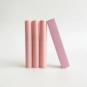 Luxury empty cosmetic packaging eyelash increasing fluid tube Mascara tube plastic lip gloss tube with box