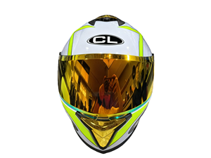 Cl UM-108 नया फुल फेस मोटरसाइकिल हेलमेट एब्स शेल स्पष्ट विजर मैट ब्लैक फिनिश प्रतिस्थापन योग्य फिन्स सीसीसी सभी सीज़न xl - Product Image 4