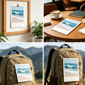 Mejor venta de papel de impresión digital de doble cara tarjetas de visita paisajes escénicos tarjetas de felicitación postales de viaje con diseños propios - Product Image 2