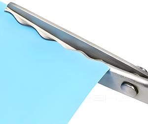 Chuyên Nghiệp 18Mm Thép Không Gỉ Răng Cưa Vỏ Sò Lưỡi Cho May Thủ Công Tự Làm May Mặc Ghim Kéo Cho May - Product Image 6