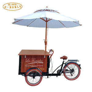 Triciclo móvil con Pedal, carrito de venta de café, tienda de café - Product Image 5