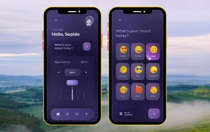 Aplicación de Diario de Mindfulness, Diario de Meditación Diaria, Registro del Estado de Ánimo, Práctica de Relajación para Android iOS - Product Image 4