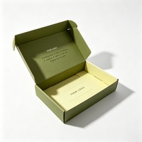 Cajas de Lujo con Laminado Mate para Ropa al por Mayor, Cajas de Cartón Corrugado para Camisas, Bufandas, Caja de Envío Ecológica de Alta Gama