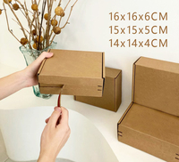 Boîte d'expédition imprimée personnalisée Emballage de vêtement kraft biodégradable pour perruque vêtements bande de déchirure Boîtes personnalisées avec emballage avec logo