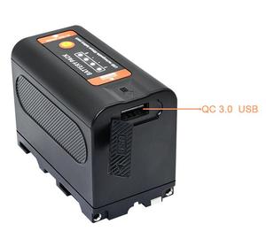 Loại-C <span class=keywords><strong>NP</strong></span>-F780 PD-30W thay thế pin tương thích với Sony <span class=keywords><strong>NP</strong></span>-F970, F960, f950, F770, F570, F550; cho Canon R5; Nikon Z8 - Product Image 2