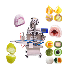 Macchina automatica ad alta produttività in acciaio inox Mochi gelato incrostante multifunzione doppia tramoggia - Product Image 4