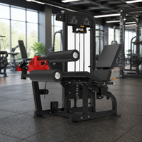Machine 2-en-1 d'extension et de flexion des jambes assise, équipement de gym commercial, entraîneur musculaire des jambes, machine de musculation et de fitness